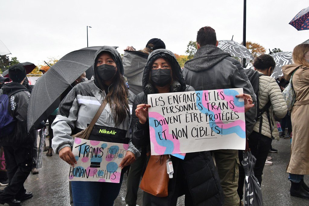 Contre-manifestation à la défense des jeunes trans - Laissez les enfants s'épanouir! 21 octobre 2023